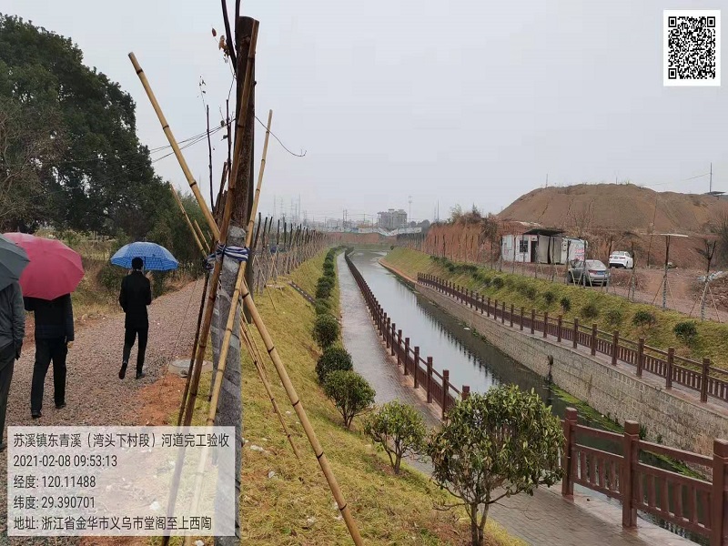 东青溪湾头下村段分部工程 